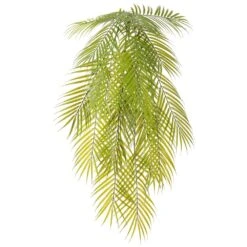 37″ Palm Hanging Bush Green