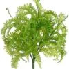 10″ Soft PE Mini Fern Bush Green