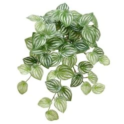 16″ Watermelon Hanging Bush Green Silver