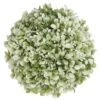 7.5″ Boxwood Orb Green Cream