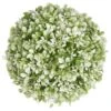 9″ Boxwood Orb Green Cream