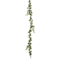 6′ One-Piece Hedera Ivy Garland With 98 Leaves Green
