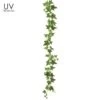 5′ UV Protected PVC Ivy Leaf Garland Green
