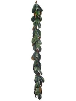 6′ Magnolia Leaf Garland Green