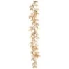 6′ Oak Leaf Garland Beige