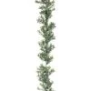 6′ Plastic Boxwood Garland x300 Two Tone Green