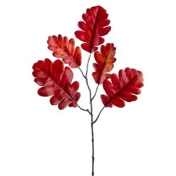 16″ Oak Leaf Pick Brick Burgundy