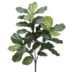 34″ Fiddle Leaf Plant With 40LeavesGreen