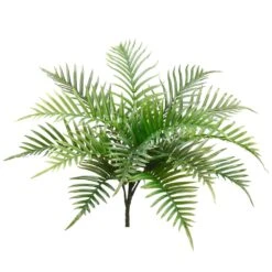 26″ Real Touch Areca Palm Bush With 14 Leaves Green