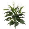 35″ Spathiphyllum Plant W/44 Leaves Green