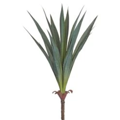 14″ Yucca Plant Green Gray