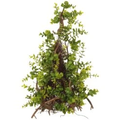 22″ Boxwood Cone Topiary Green