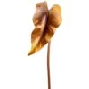 28″ Calla Lily Leaf Spray Mustard