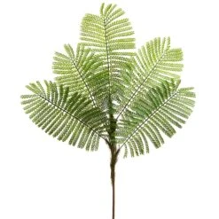 44″ Delonix Regia Leaf Spray Green