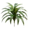 24″ Draceana Branch With 24 Leaves Green Gray