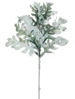 17″ Dusty Miller Spray  Green Gray