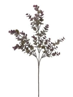 27″ Eucalyptus Spray X3  Gray Purple