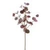 29″ Eucalyptus Spray With 43 Leaves Burgundy