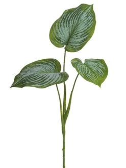 28″ Hosta Leaf Spray Green