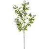 37″ Laurel Leaf Spray WithBerryGreen Blue