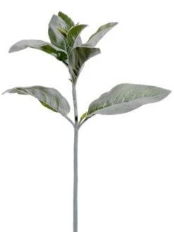 15″ Lamb’s Ear Spray  Green Gray