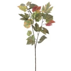 36″ Maple Leaf Spray Two Tone Green