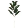 28″ Magnolia Leaf (eva) Spray With 9 Leaves Green