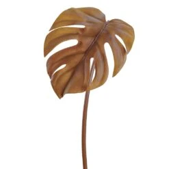 27.5″ Split Philodendron LeafSprayMustard