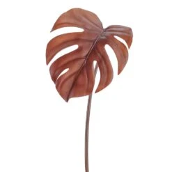 27.5″ Split Philodendron LeafSprayRust