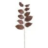 31″ Wintergreen Leaf Spray Dark Brown