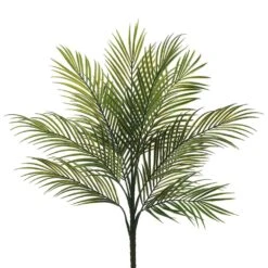 2′ Plastic Areca Palm W/10 Leaves Green