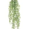 32″ Plastic Mini Bamboo Hanging Bush Frosted Green