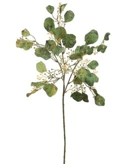 27″ Eucalyptus Spray X3 With 33 Leaves Green
