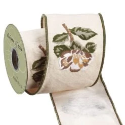 4″W X 5yd Flower EmbroideredRibbonMix