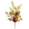 18″ Pomegranate/Pear/Fern Pick Burgundy Green