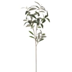 38″ Olive Leaf Spray Green