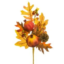 16″ Pomegranate/Pine Cone/ Maple Spray Fall