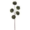 24″ Velvet Pumpkin Spray Green
