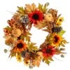 22″ Sunflower/Pumpkin/Pine Cone Wreath Fall
