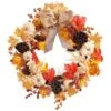 24″ Pumpkin/Pod/Berry Wreath Orange Cream