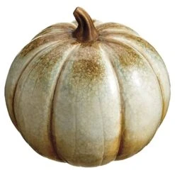 5.5″H X 6″D Pumpkin Cream Brown