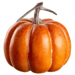 9″H X 8.5″D Pumpkin Orange