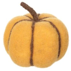 5.5″H X 5.3″D Pumpkin Yellow