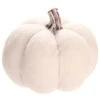 7.8″H X 7.8″D Felt Pumpkin White