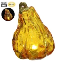 5.9″H Battery Operated Pumpkinwith LightOrange