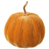 10.5″H X 9″D Velvet Pumpkin Amber
