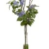 40″H X 20″W X 21.5″L Lilac/Twigs in Glass Vase Blue