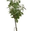 37.5″H X 18″W X 18.5″L Lilac/Twig in Glass Vase Cream