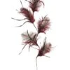 30″ Feather Spray Burgundy