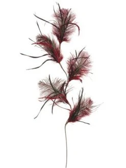 30″ Feather Spray Burgundy